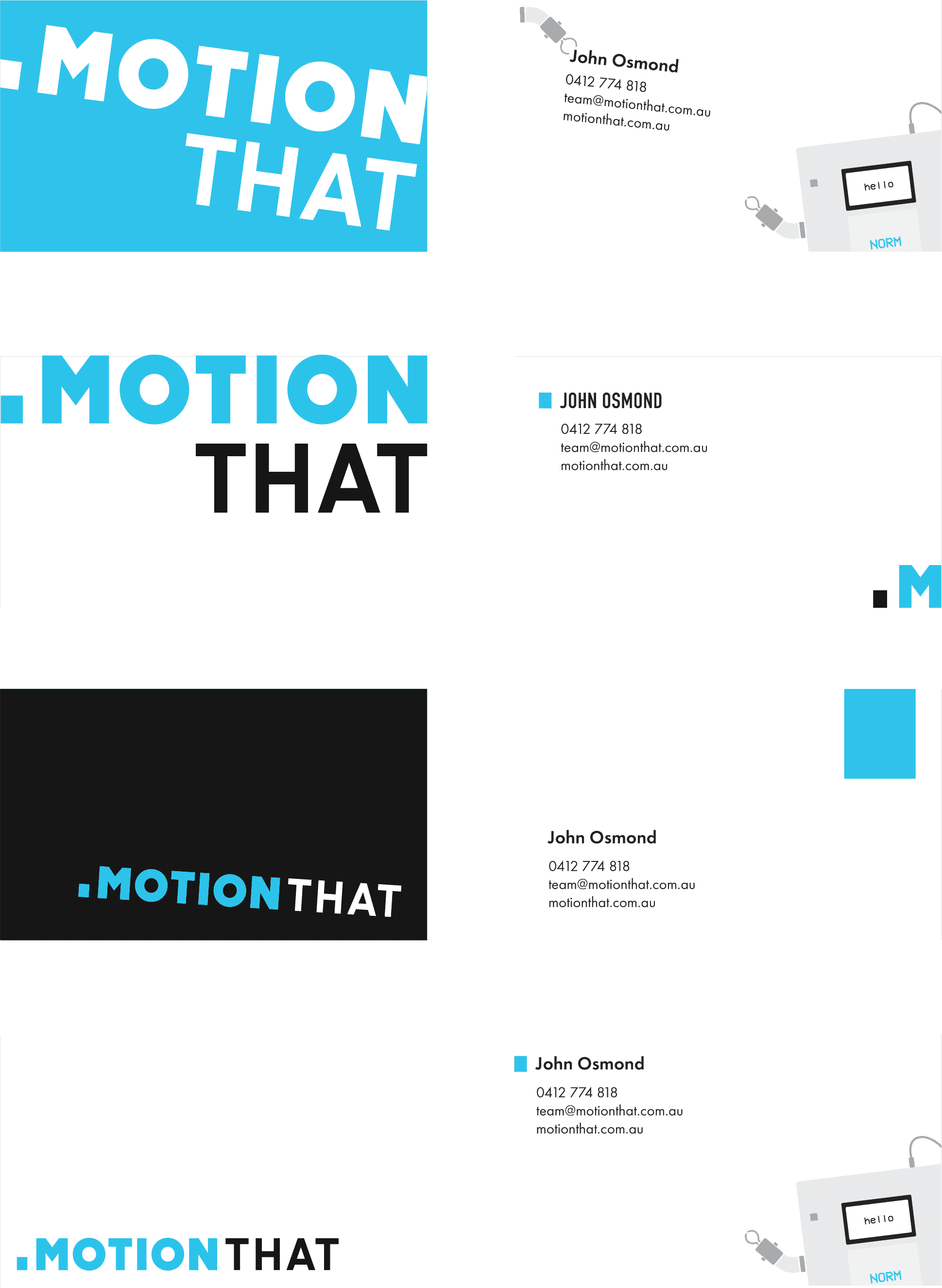 MotionThat Business Cards